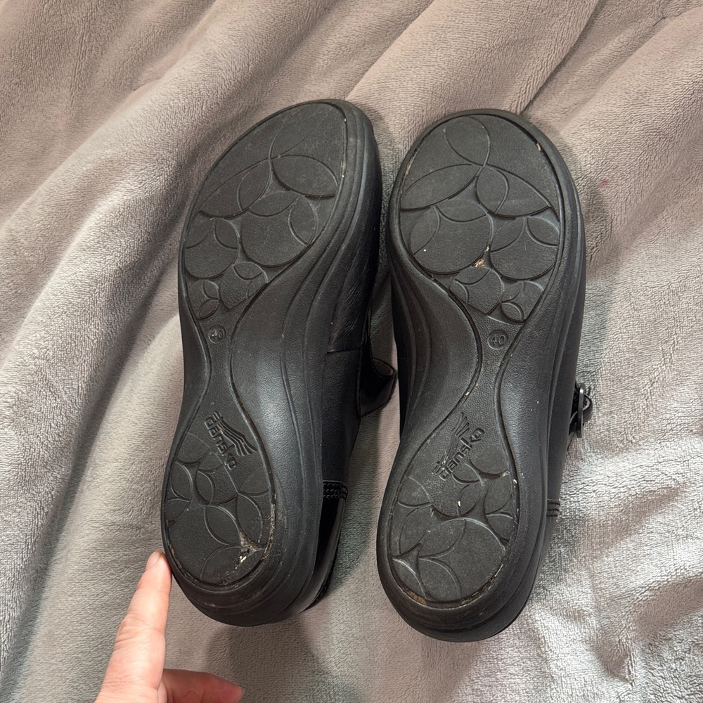 Dansko Black Mary Jane Flats - Picture 2 of 6